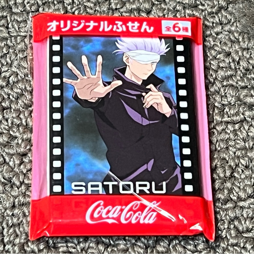 Jujutsu Kaisen x Coca Cola Collaboration Mini Sticky Note Pad Satoru Gojo Anime